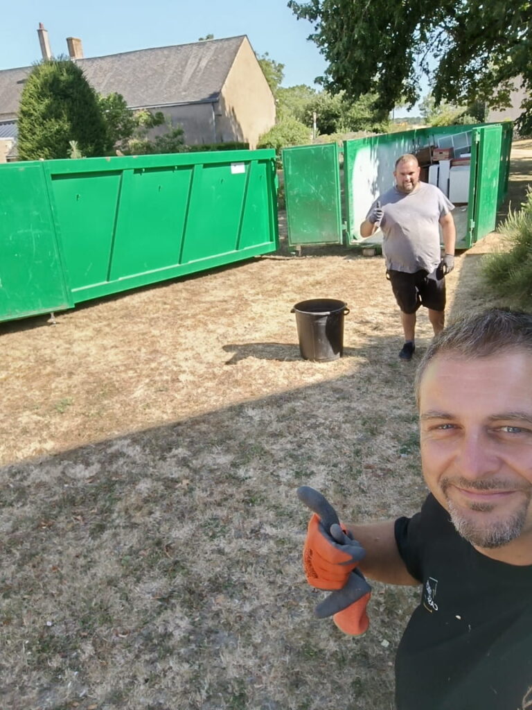 Utilisation de bennes 30m3